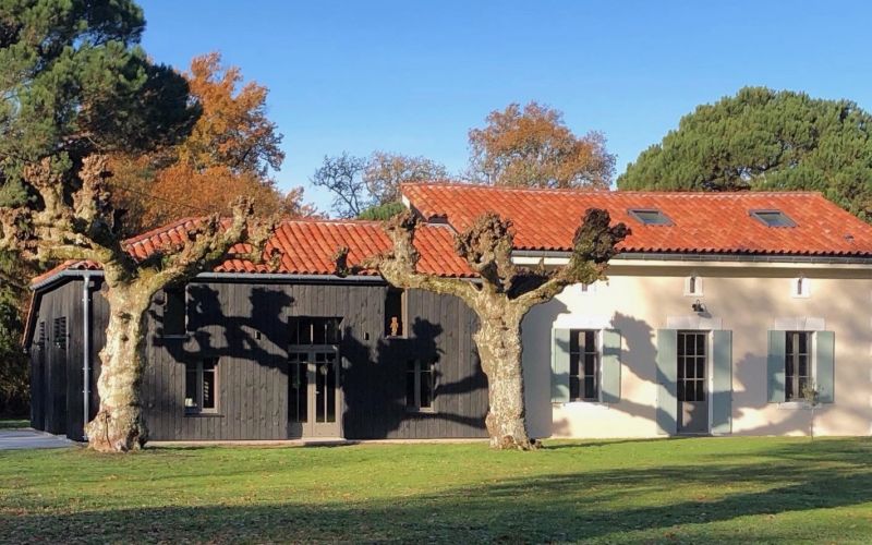 Lala Architectes_Maison_Landes_bardage bois_renovation